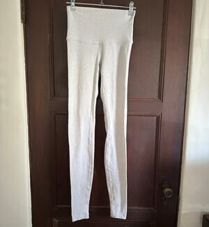 LULULEMON |   Wunder Under Pant Foli Manifesto White Full Length | Size 4